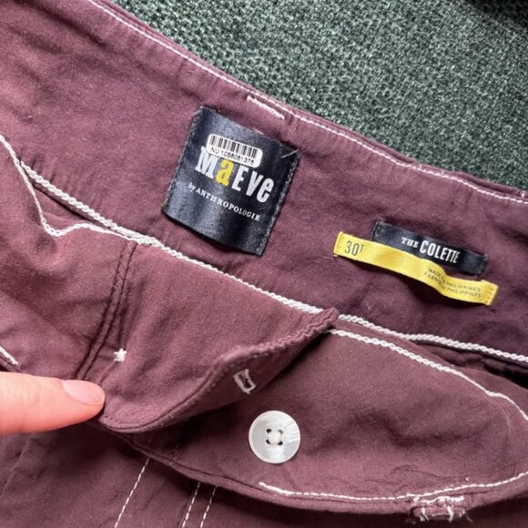 Anthropologie Maeve Colette Wide Leg Cropped Pants - Picture 4 of 4